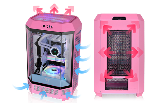 Gabinete Gamer Thermaltake H570 TG ARGB